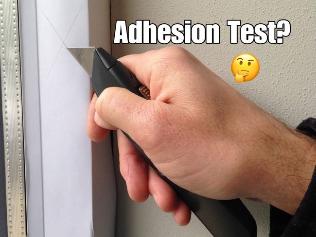 adhesion test