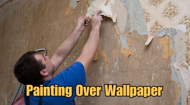 paint over wallpaper