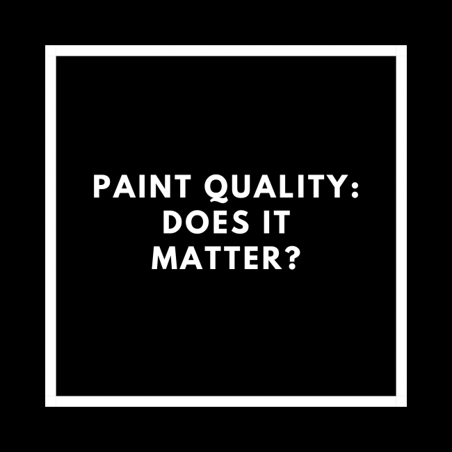 paint quality